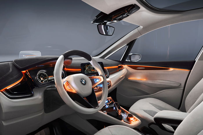 BMW Concept Active Tourer shown